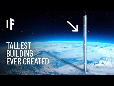 Imagine living in a massive cosmic skyscraper above Earth