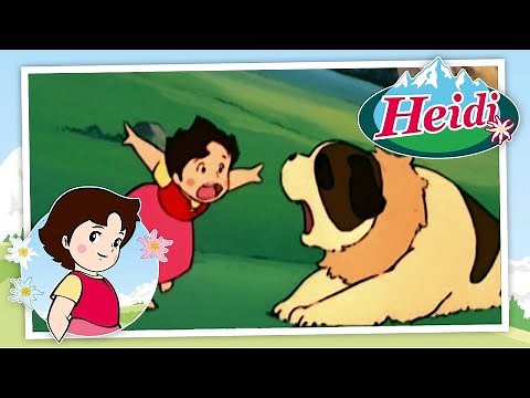 🗻Heidi y el perro - Heidi - Escenas divertidas 🏔🌹🌲🗻