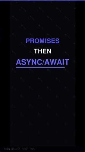 Stop Fearing JavaScript Promises! ⚡️ #shorts