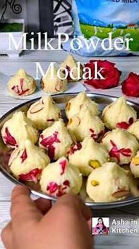 Modak Recipe | सिर्फ 10 मिनट में बनाएं मोदक | Easy Modak Recipe | How To Make Modak At Home #modak