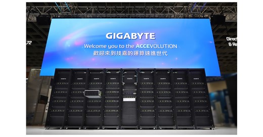 台北101の頂点に輝くGIGABYTE、COMPUTEXでAI進化を加速させる次世代コンピューティングを披露