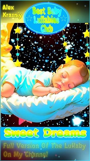Instrumental Baby Lullaby 🌙 Soft Sleep Music 🎶 Gentle Bedtime Melody ✨ Lullaby To Go To Sleep