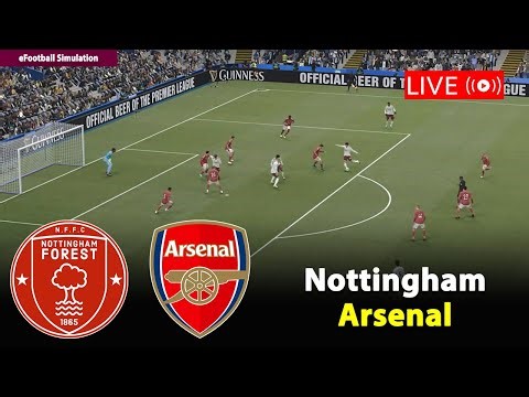 🔴Live- Nottingham vs Arsenal | England Premier League 2025/26 Match | PES21 Game Simulation