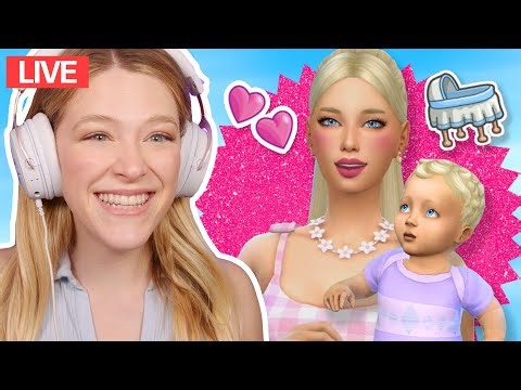 having a BABY BOY in the BARBIE legacy challenge in the sims 4 | Part 9
