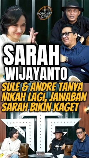 SULE & ANDRE TAULANY Tanya Nikah Lagi, Jawaban SARAH bikin Kaget..
