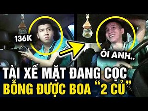 The driver, initially annoyed because a passenger got into his car without permission, suddenly c...