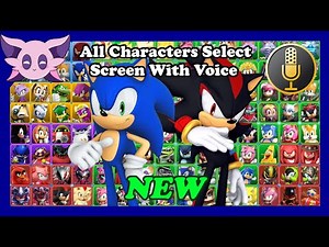 SFSB: *NEW* All Characters Select Screen With Voice