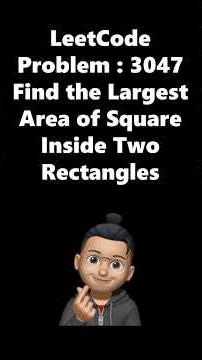 LeetCode Problem 3047 Python Program #shortsfeed #shorts #viral #trending
