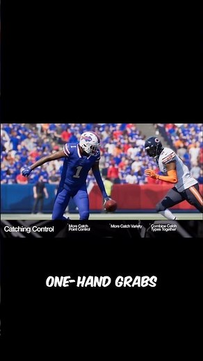 New One Hand Catch Mechanics and Animations in Madden 25