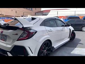 Ceramic Window Tint Los Angeles - Honda Civic Type R - Llumar Pinnacle 15% Tint