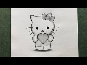 How To Draw Hello kitty | Hello kitty drawing tutorial | Easy Drawing for beginners