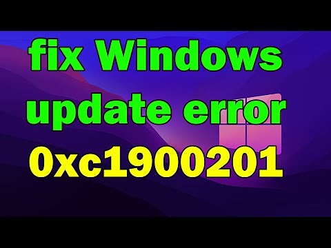 How to fix Windows update error 0xc1900201 windows 10 or 11