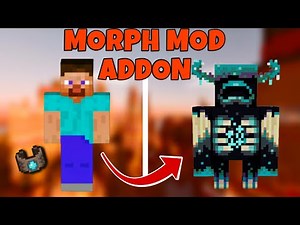 Best Morph Mod for Minecraft PE 1.20/1.21 || Morph Into any Mob