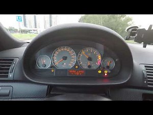 E46 M3 cluster swap in 330ti, with shift light, start and acceleration