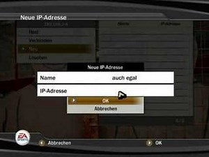 Fifa 07: How to play via Direct IP II