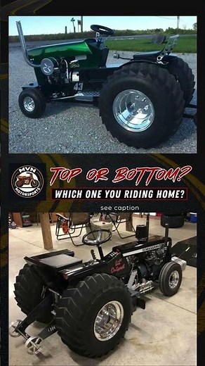 Mini Rod Pulling Tractor vs Custom Garden Puller | Tractor Pull Battle 🔥