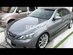 Toyota Mark X - Face and Wheels Change