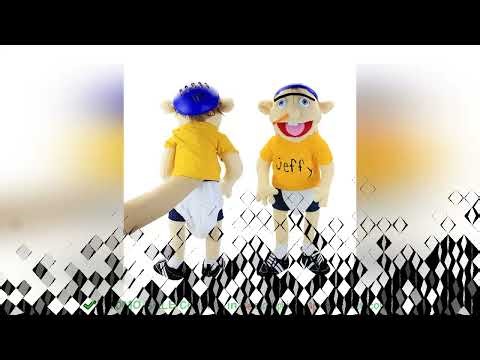 60cm Jeffy Hand Puppet Plush Children Soft Doll Talk Show Party Props Christmas Doll Plush Toys Pupp