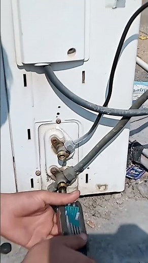 AC Gas locking Process | Safe Gas Pump Down Method