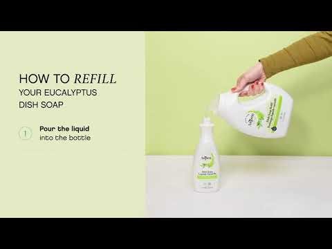 Refill Your Eucalyptus Dish Soap in Seconds ♻️