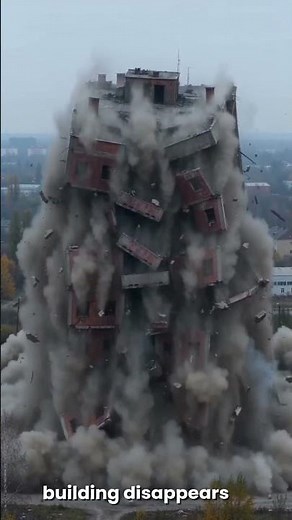 This Building Disappeared in 3 Seconds! 😳💥