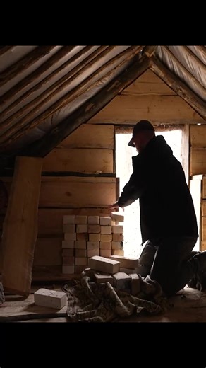 Building the Heart of an Abandoned Log Cabin