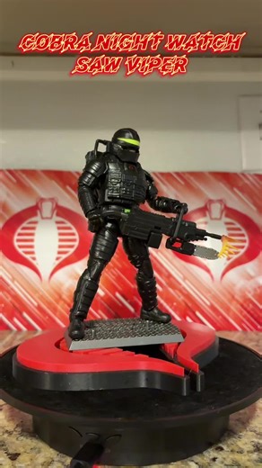 GI Joe Classified Custom Action Figure Cobra Night Watch Saw Viper #creatorsoftiktok #actionfigures #gijoe #comics #gijoeclassified