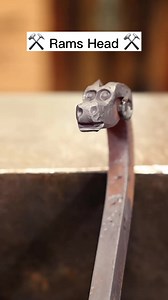 Forging a Rams Head #reels #blacksmith #crafts #ramshead #forging #diy | Black Bear Forge