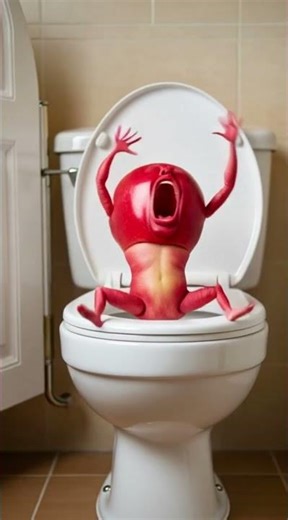 Apple in the Toilet? Wait for it! 🚽✨