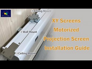 XY Screens High End Home Theater Motorized Projection Screen Installation Guide/Steps
