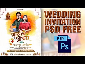 Trending Engagement Invitation Card PSD File || Invitation Card || Engagement invitation card PSD