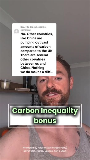 Replying to @blackbee770 Is China, or any specific country the reason for climate change? Or is it the global elite, across borders who are the ones needing to face up to this? The data shows that wealth is a much more significant determinant of emissions than country. #climatechange #ukpolitics #greenparty #china #emissions