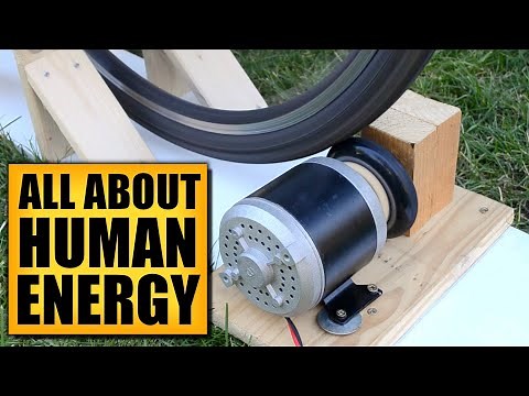 Bike generator - DIY Experiments #11 - All about human power