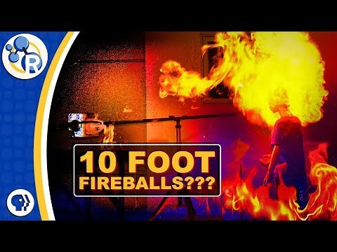 Small Bottle, HUGE Fireball (How Flame Jetting Works)