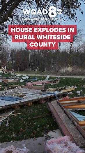 No injuries were reported after a home exploded in rural Whiteside County Thursday evening. News 8 captured the debris field via drone. https://www.wqad.com/article/news/local/public-safety/house-explosion-whiteside-county-illinois-fulton-morrison/526-c1f374f2-8c24-48e2-bcce-c408f3a570c7?utm_medium=social&utm_source=facebook_WQAD | WQAD