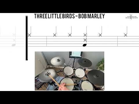 How to Play 🥁 Three Little Birds Bob Marley