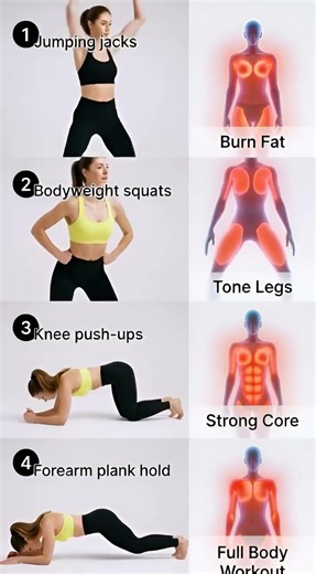 Full Body Home Workout 🔥 Burn