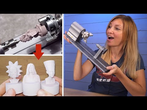 Une CNC à 4 axes ?! Démonstration !