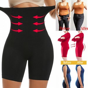 Women Slimming Body Shaper Shorts High Waist Pants Tummy Control Shapewear Panty  | eBay UK