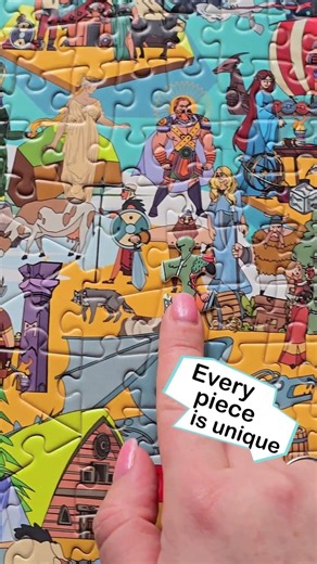 Norse Gods 1000-Piece Puzzle + Secret Quests