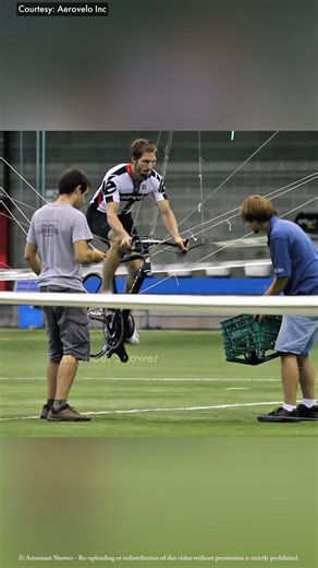 The Helicopter That Runs on Human Power! | #shorts