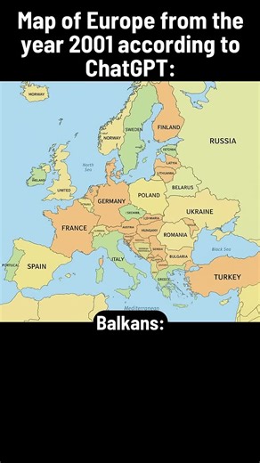 Exploring the 2001 Europe Map by ChatGPT