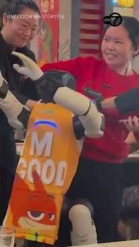 Dancing robot restrained by staff at Cupertino restaurant after causing chaos