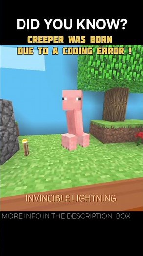 Creeper is a mutated Pig! #minecraft #minecraftnoobvsprovshackervsgod #memes #gaming #games #gamer