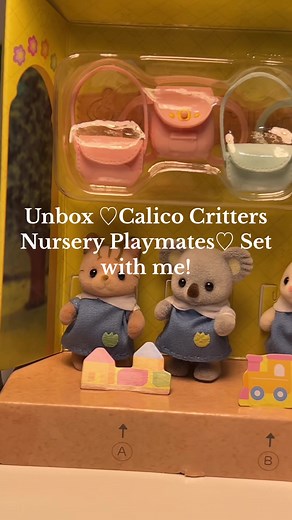 Unboxing Sylvanian Families Nursery Playmates Set