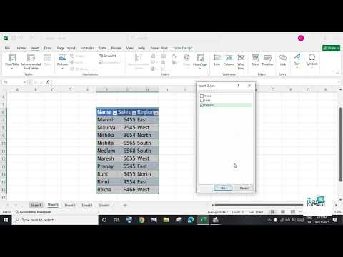 How to use Advance Filtering using Slicer in Excel