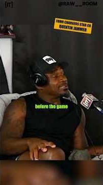WOW Frmr Chargers Star CB Quentin Jammer On PLAYING GAMES DRUNK: DRINKING 2 BOTTLES PREGAME #nfl