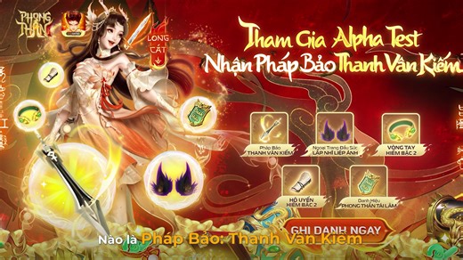 106 reactions · 11 comments |  PHONG THẦN VNG – IP CHÍNH CHỦ 20 NĂM TUỔI   PK Tam Giới Không Giới Hạn – Tu Tiên Luyện Pháp Bảo  Quà Cực Xịn Lên Đến 2 Triệu Đồng  Tham Gia Alpha Test Ngay | Phong Thần VNG | Facebook