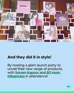 Prega News collaborated with Sonam Kapoor to launch a new range of reproductive care products to guide women on their pregnancy journey - and support their different needs through every phase. #Collab | Mad over Marketing (M.O.M)