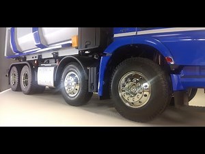 タミヤ 1/14RC メルセデス・ベンツ アロクス 4151 8x4 ダンプトラック (プロポ付) 制作 完成